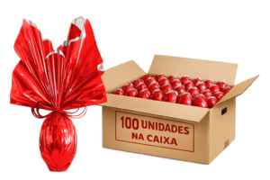 Pack Atacado - 100 Ovos de Páscoa 200g